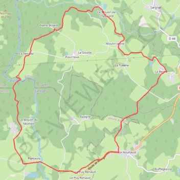 Itinéraire [Itinéraire] VTT "Histoire et Patrimoine" Ouest, distance, dénivelé, altitude, carte, profil, trace GPS