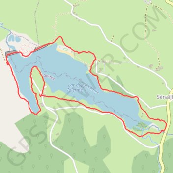 Itinéraire Journée au Lac Tolerme, distance, dénivelé, altitude, carte, profil, trace GPS