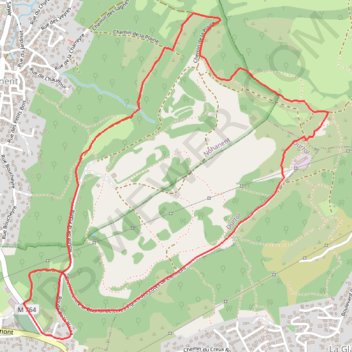 Itinéraire Les Côtes de Clermont - Durtol, distance, dénivelé, altitude, carte, profil, trace GPS