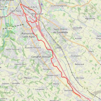 Itinéraire 3pPNg, distance, dénivelé, altitude, carte, profil, trace GPS