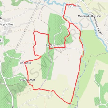 Itinéraire Sentier de la Maury, distance, dénivelé, altitude, carte, profil, trace GPS