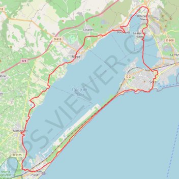 Itinéraire ITILAR034V51YW4Z, distance, dénivelé, altitude, carte, profil, trace GPS