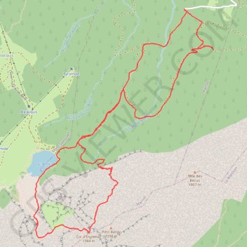 Itinéraire Voie des Dalles (TA), distance, dénivelé, altitude, carte, profil, trace GPS