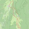 Itinéraire Menthières - Crêt d'eau, distance, dénivelé, altitude, carte, profil, trace GPS