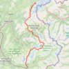 Itinéraire Du nid d'aigle à Modane, distance, dénivelé, altitude, carte, profil, trace GPS