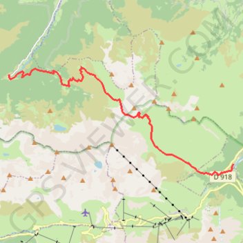 Itinéraire Col d'Aouet ou la traversée Artigues - Chiroulet, distance, dénivelé, altitude, carte, profil, trace GPS