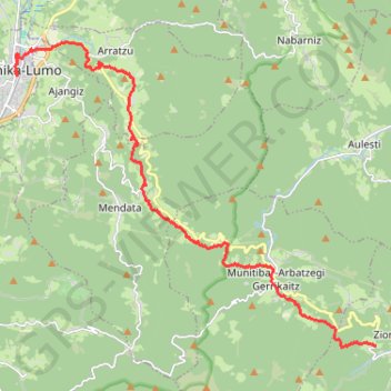 Itinéraire Camino del Norte (5), distance, dénivelé, altitude, carte, profil, trace GPS