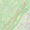 Itinéraire Tour de la Valserine - Les Rousses, distance, dénivelé, altitude, carte, profil, trace GPS