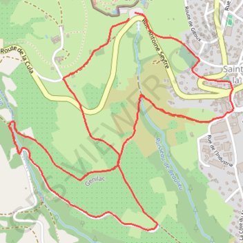 Itinéraire Saint-Martin la Plaine, distance, dénivelé, altitude, carte, profil, trace GPS