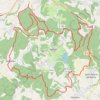 Itinéraire Crémieu Sud : la descente de la Salette - Source des Truppes, distance, dénivelé, altitude, carte, profil, trace GPS