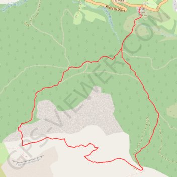 Itinéraire Cadières de Brandis, distance, dénivelé, altitude, carte, profil, trace GPS
