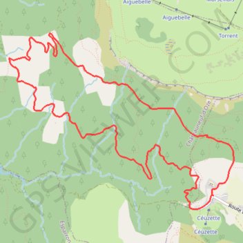 Itinéraire Sous la falaise de Céüse, distance, dénivelé, altitude, carte, profil, trace GPS