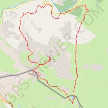 Itinéraire Pic d'Estrémère par le port de Peyrelue, distance, dénivelé, altitude, carte, profil, trace GPS