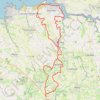Itinéraire De Lanrivoaré à l'Aber Benoit, distance, dénivelé, altitude, carte, profil, trace GPS