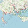 Itinéraire Baie de Quiberon et golfe du Morbihan, distance, dénivelé, altitude, carte, profil, trace GPS