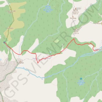 Itinéraire 2014-08-18 16:15:49, distance, dénivelé, altitude, carte, profil, trace GPS
