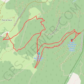 Itinéraire Pierre-Larron depuis La Charmette, distance, dénivelé, altitude, carte, profil, trace GPS
