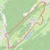 Itinéraire Combe du lac et Combe Arbey - Lamoura, distance, dénivelé, altitude, carte, profil, trace GPS