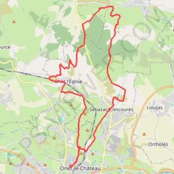 Itinéraire Le Tindoul de la Vayssiere, distance, dénivelé, altitude, carte, profil, trace GPS