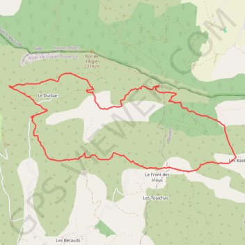 Itinéraire Tour du Peydiou, distance, dénivelé, altitude, carte, profil, trace GPS