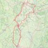 Itinéraire Circuit Bourgogne, distance, dénivelé, altitude, carte, profil, trace GPS