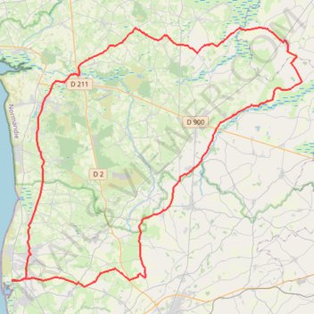 Itinéraire 5 - blainville_mardi_petit_78km-21295027-1750613352-292, distance, dénivelé, altitude, carte, profil, trace GPS