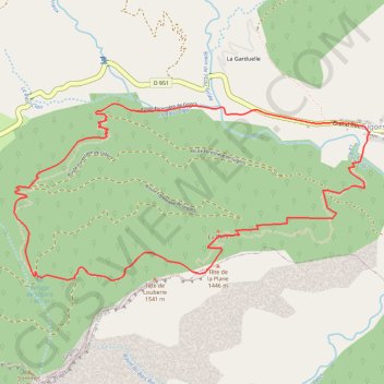 Itinéraire La tête de la Plane et la dent de Gigors, distance, dénivelé, altitude, carte, profil, trace GPS