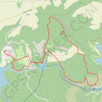 Itinéraire Gorges de baudinard, distance, dénivelé, altitude, carte, profil, trace GPS