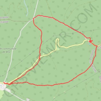 Itinéraire Balade des sous-officiers à Saint Benoit la Chipotte (88), distance, dénivelé, altitude, carte, profil, trace GPS