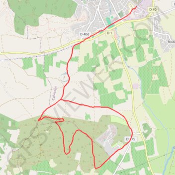 Itinéraire Pays de Sommières - Le Bois de Calvisson, distance, dénivelé, altitude, carte, profil, trace GPS