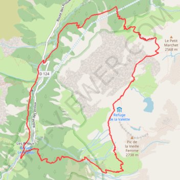 Itinéraire Col du Tambour, distance, dénivelé, altitude, carte, profil, trace GPS