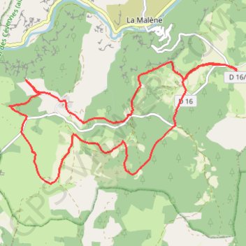 Itinéraire La croix blanche et le moulin de rieisse, distance, dénivelé, altitude, carte, profil, trace GPS