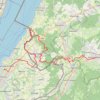 Itinéraire Le long de l'Hermance, distance, dénivelé, altitude, carte, profil, trace GPS