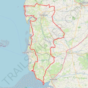 Itinéraire 1 - cyclo-la-ronde-normande-2026-grand-parcours, distance, dénivelé, altitude, carte, profil, trace GPS
