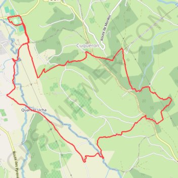 Itinéraire Randonnée des vignerons, distance, dénivelé, altitude, carte, profil, trace GPS
