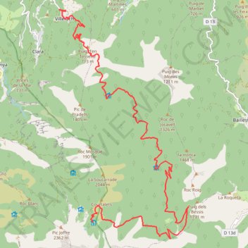 Itinéraire ITILAR066V523QGC, distance, dénivelé, altitude, carte, profil, trace GPS