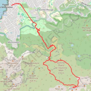 Itinéraire Malvallons par Pastré, distance, dénivelé, altitude, carte, profil, trace GPS