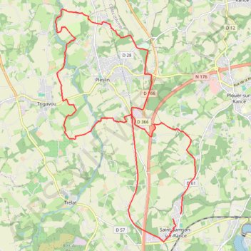 Itinéraire Rando des Megalithes, distance, dénivelé, altitude, carte, profil, trace GPS