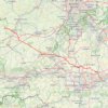 Itinéraire Fosses - Wodecq, distance, dénivelé, altitude, carte, profil, trace GPS