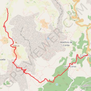 Itinéraire Cap vert - Cha de Pedra - Espongeiro, distance, dénivelé, altitude, carte, profil, trace GPS
