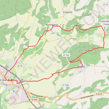 Itinéraire Le circuit Gaston Cheq, distance, dénivelé, altitude, carte, profil, trace GPS