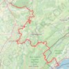 Itinéraire EJ PEDESTRE DOLE - NYON, distance, dénivelé, altitude, carte, profil, trace GPS