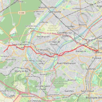 Itinéraire Itinéraire 20240425_134835, distance, dénivelé, altitude, carte, profil, trace GPS
