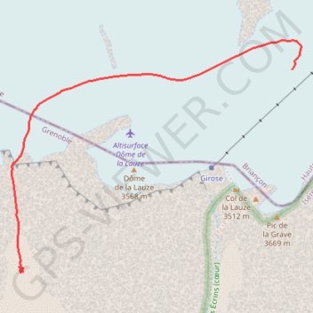 Itinéraire flight-2019-01-26-13-10-09, distance, dénivelé, altitude, carte, profil, trace GPS