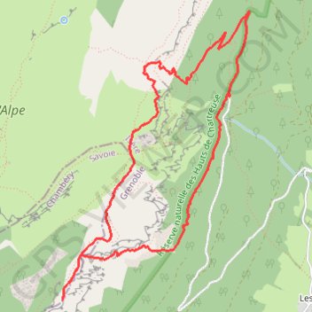 Itinéraire De la Rousse aux Belles Ombres, distance, dénivelé, altitude, carte, profil, trace GPS