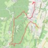 Itinéraire Saint Geoges par Barraux, distance, dénivelé, altitude, carte, profil, trace GPS