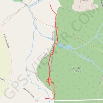 Itinéraire bois beauregard, distance, dénivelé, altitude, carte, profil, trace GPS