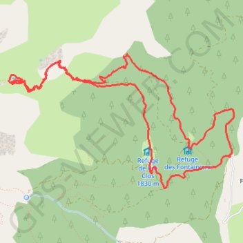 Itinéraire Embrun - le lac de l'Hivernet, distance, dénivelé, altitude, carte, profil, trace GPS