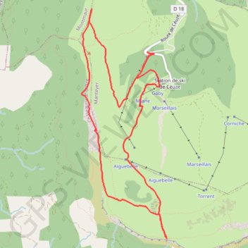 Itinéraire Ceüze. La manche, distance, dénivelé, altitude, carte, profil, trace GPS