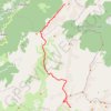 Itinéraire GR20 Asinau - Usciolu, distance, dénivelé, altitude, carte, profil, trace GPS